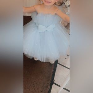 Blue Toddler dress for girl